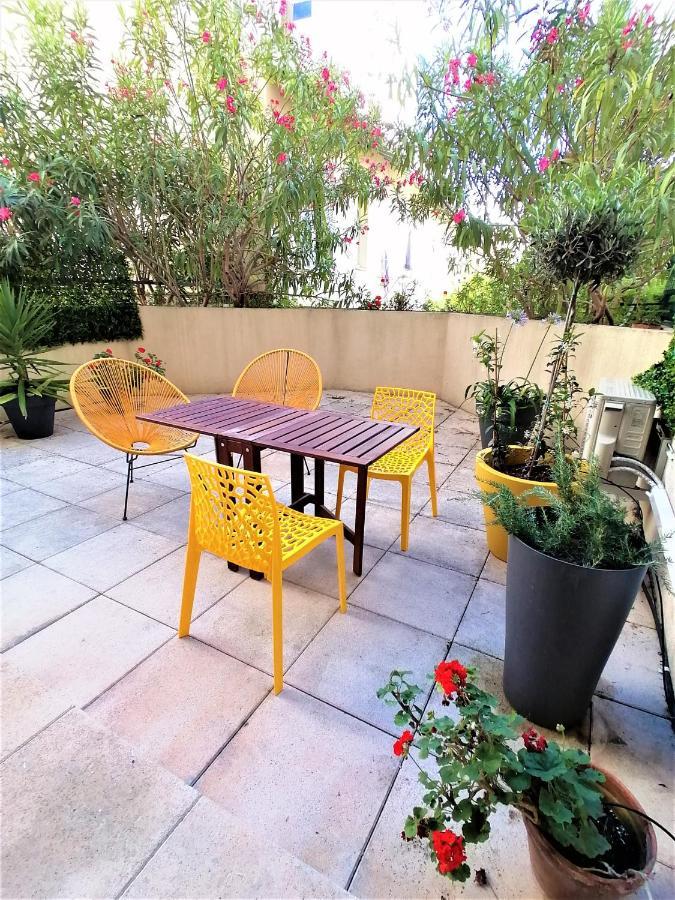 Studio Neuf 25 M2, Terrasse 35 M2 Proche Port Nice, Centre Ville المظهر الخارجي الصورة