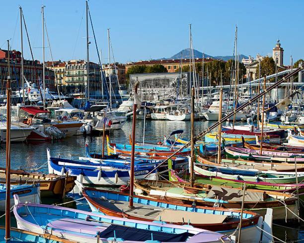 Studio Neuf 25 M2, Terrasse 35 M2 Proche Port Nice, Centre Ville المظهر الخارجي الصورة